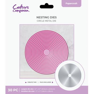 Crafters Companion Cutting Dies - 8 Inch Circle
